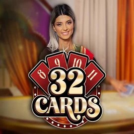 Official Live Casino logo: 32 Cards by Ezugi at Sankra Casino