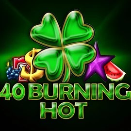 40 Burning Hot online game logo by Amusnet Interactive on sankran-casino.com