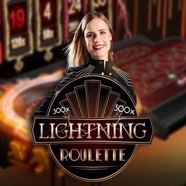 Live Casino logo of Lightning Roulette from Evolution at Sankra Casino