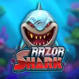 Razor Shark slot logo by Push Gaming at Sankra Casino