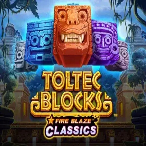 Fire Blaze: Toltec Blocks by Rarestone Gaming, showcased at sankran-casino.com – game logo