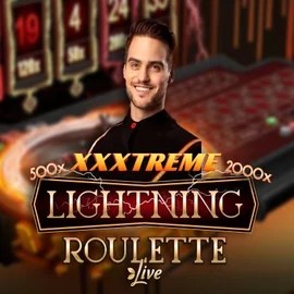 Live Casino logo of XXXtreme Lightning Roulette from Evolution at Sankra Casino